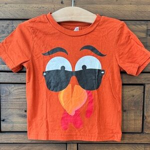 Thanksgiving Shirt - Turkey Face Toddler size 3T